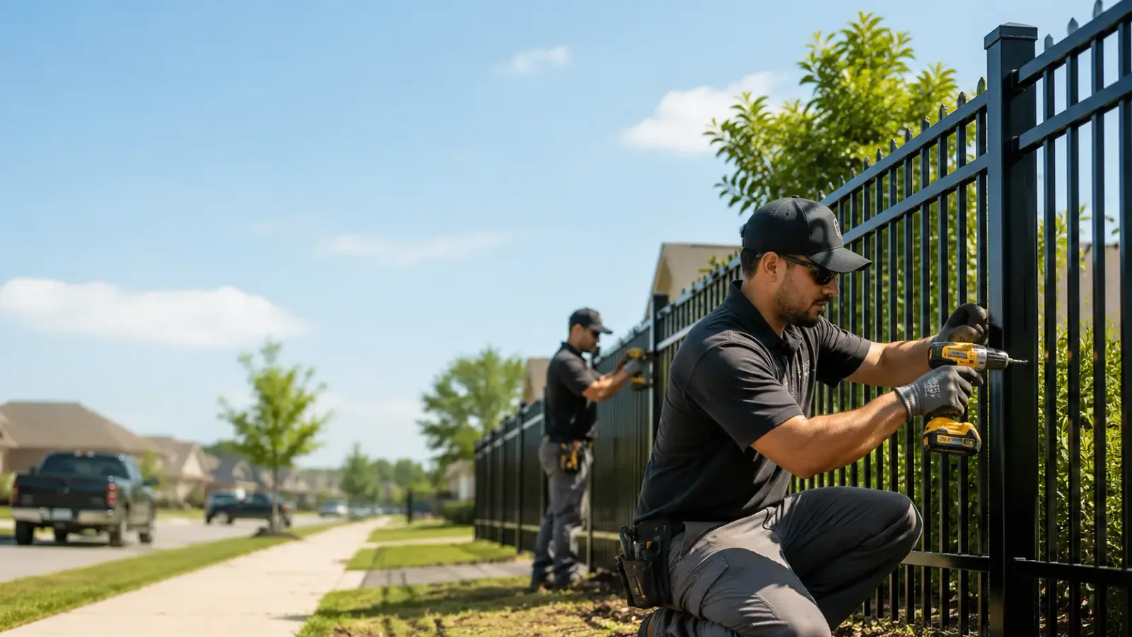 Metal Fence Installation in Woodbridge, VA